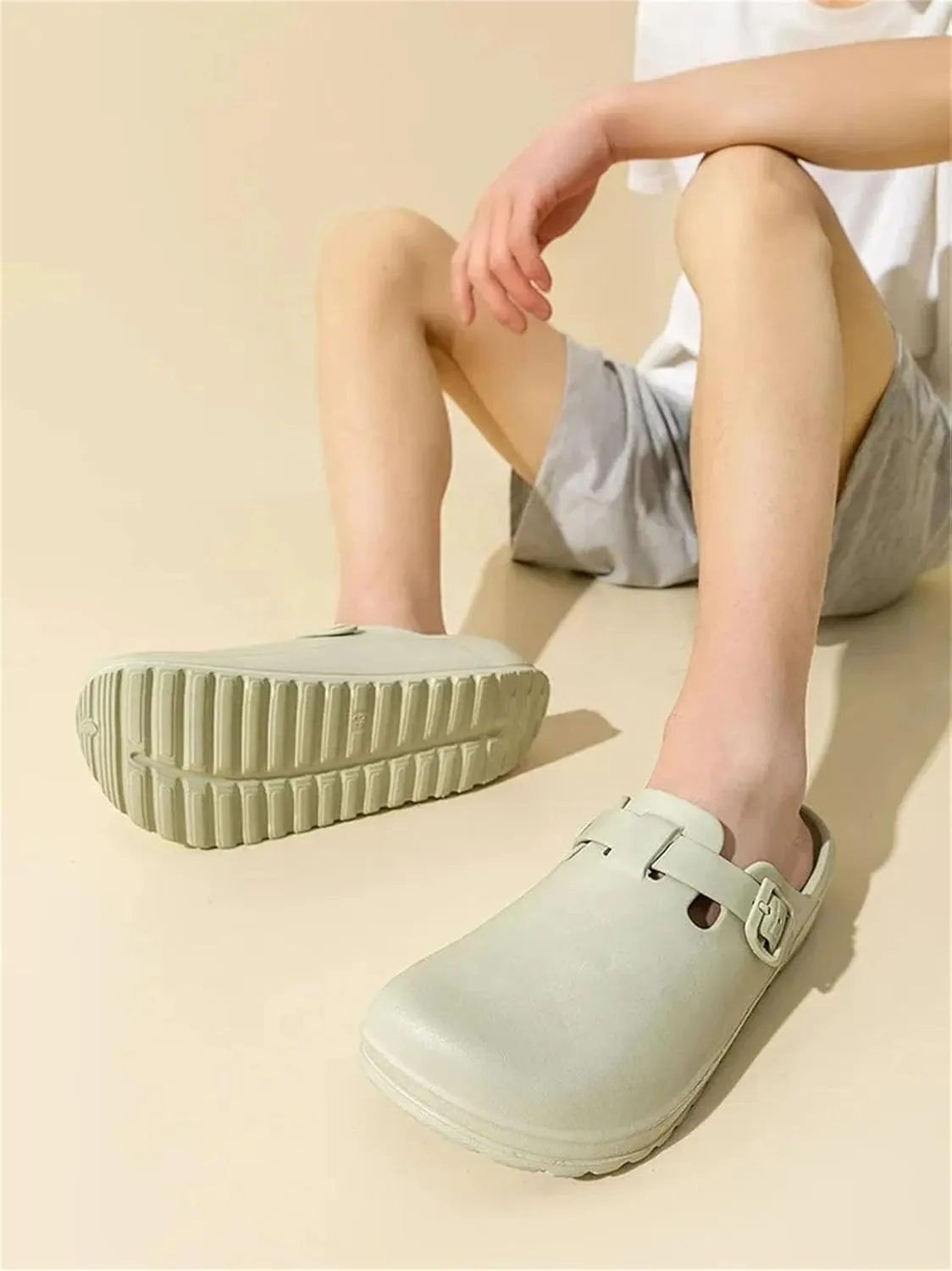 Unisex Anti-Slip Clogs - Comfortable Outdoor Beach Sandals with Arch Support