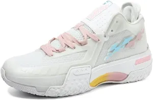 Unisex Basketball Shoes Breathable Lightweight Non Slip Rubber Sole Fashionable Sports Boots