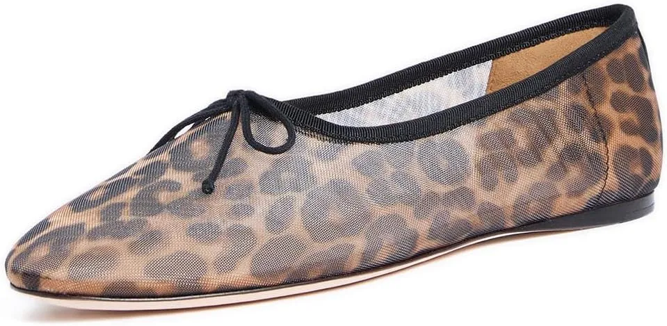 Women Ballet Flats Round Toe Mary Jane Shoes Casual Comfortable Dressy Shoes with Bow