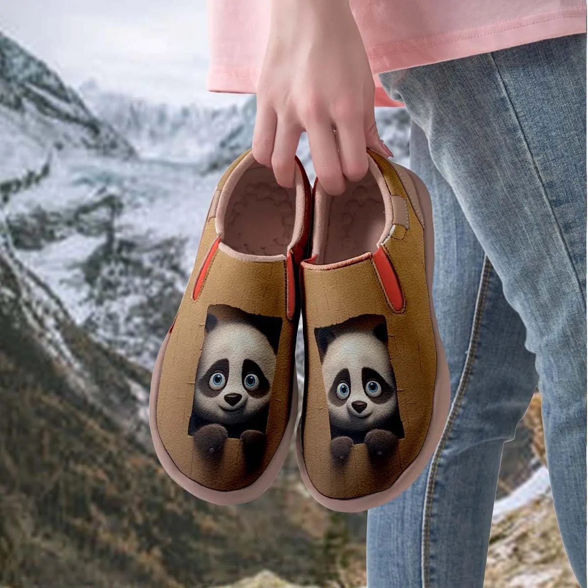 Women's Animal Art Loafers Slip On Casual Travel Shoes Walking Lightweight Comfort Fashion Sneakers