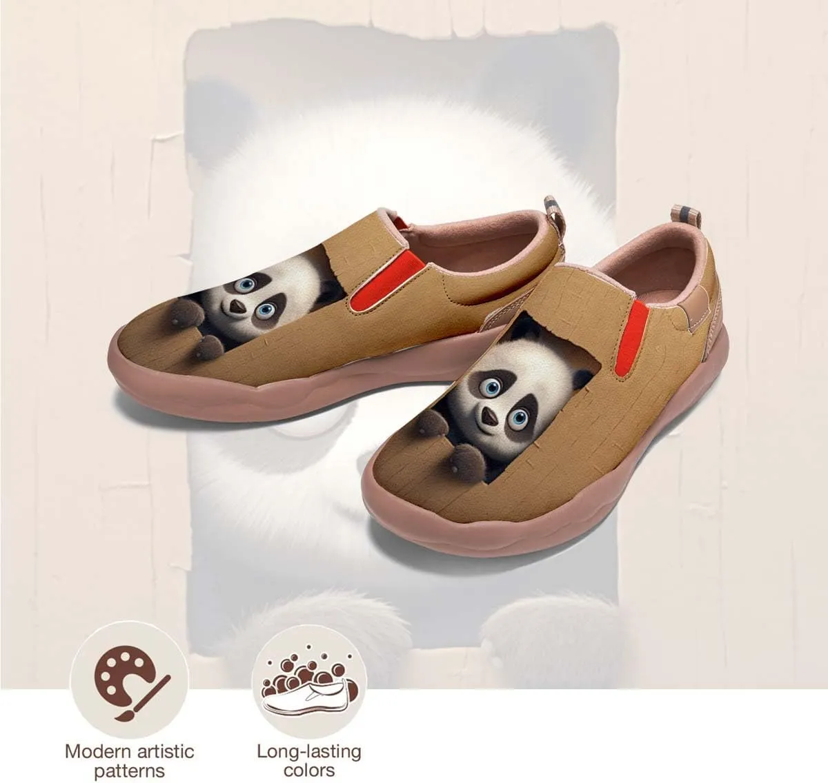 Women's Animal Art Loafers Slip On Casual Travel Shoes Walking Lightweight Comfort Fashion Sneakers