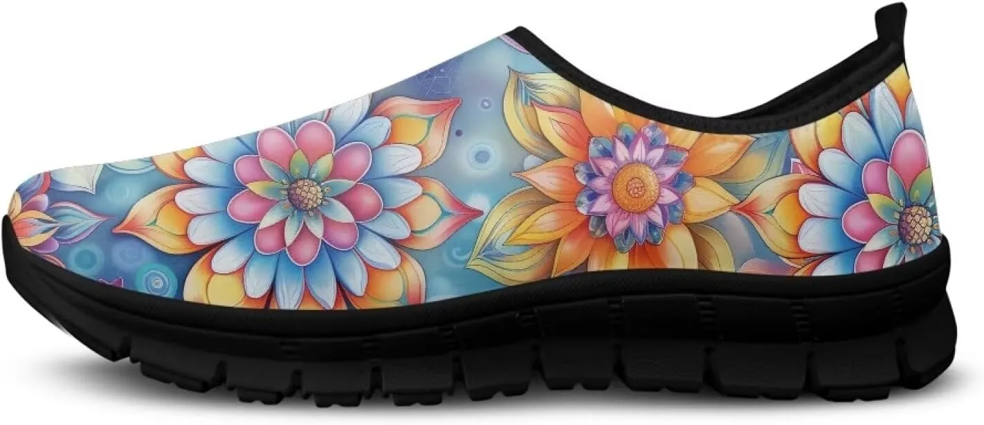 Women's Casual Sneakers Slip on Shoes Women Low Top Canvas Loafers for Walking Outdoor