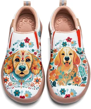 Womens Comfort Animal Painted Loafers - Travel Shoes Slip On Lightweight Casual Walking