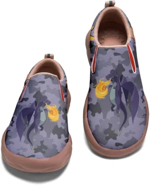 Women's Loafers Painted Travel Shoes Slip On Walking Shoes Casual Lightweight Comfort Fashion Sneaker