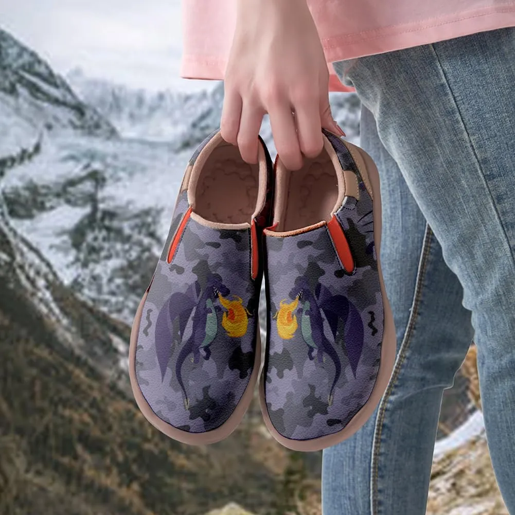 Women's Loafers Painted Travel Shoes Slip On Walking Shoes Casual Lightweight Comfort Fashion Sneaker