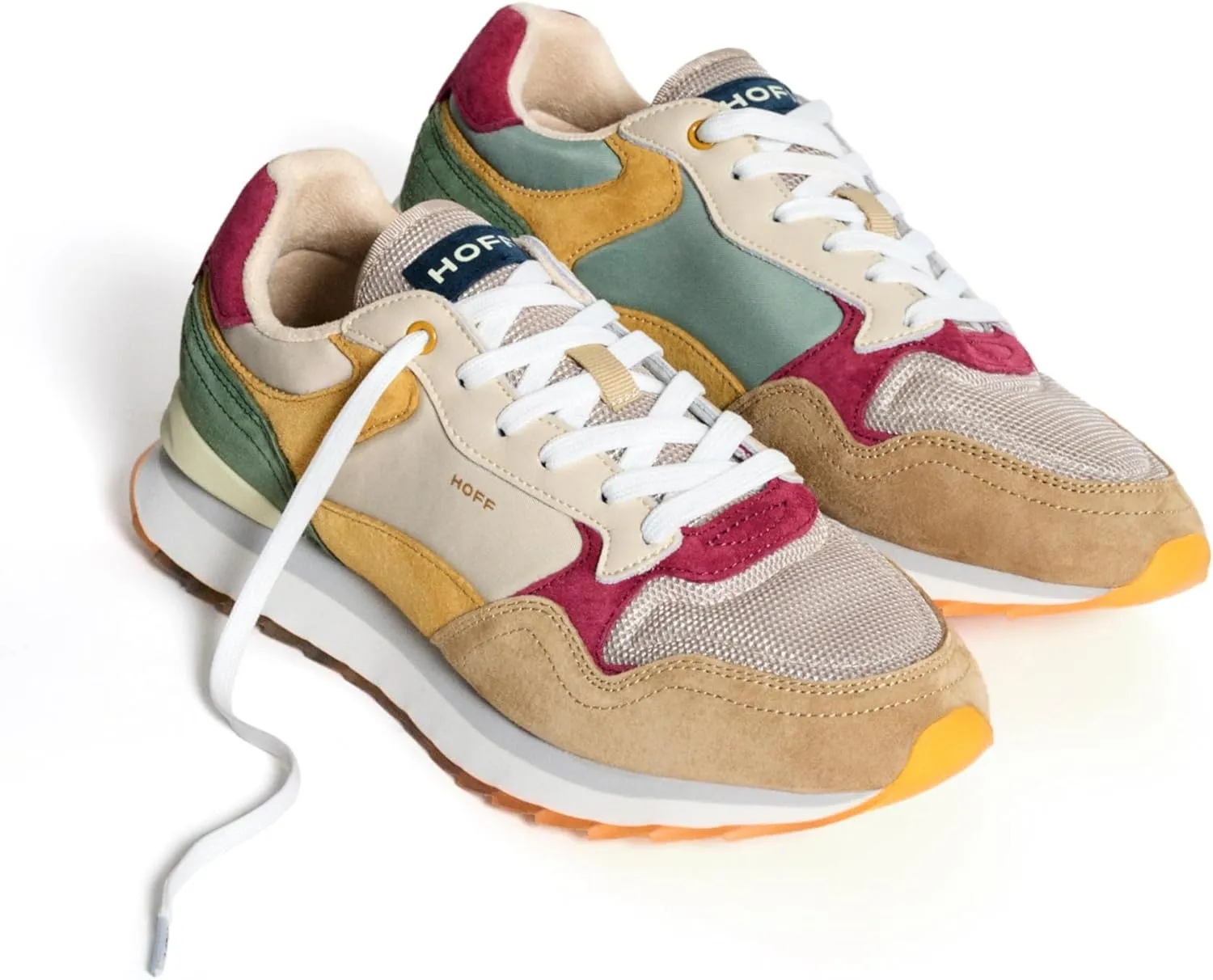 Womens Madrid Running Style Sneakers Sand