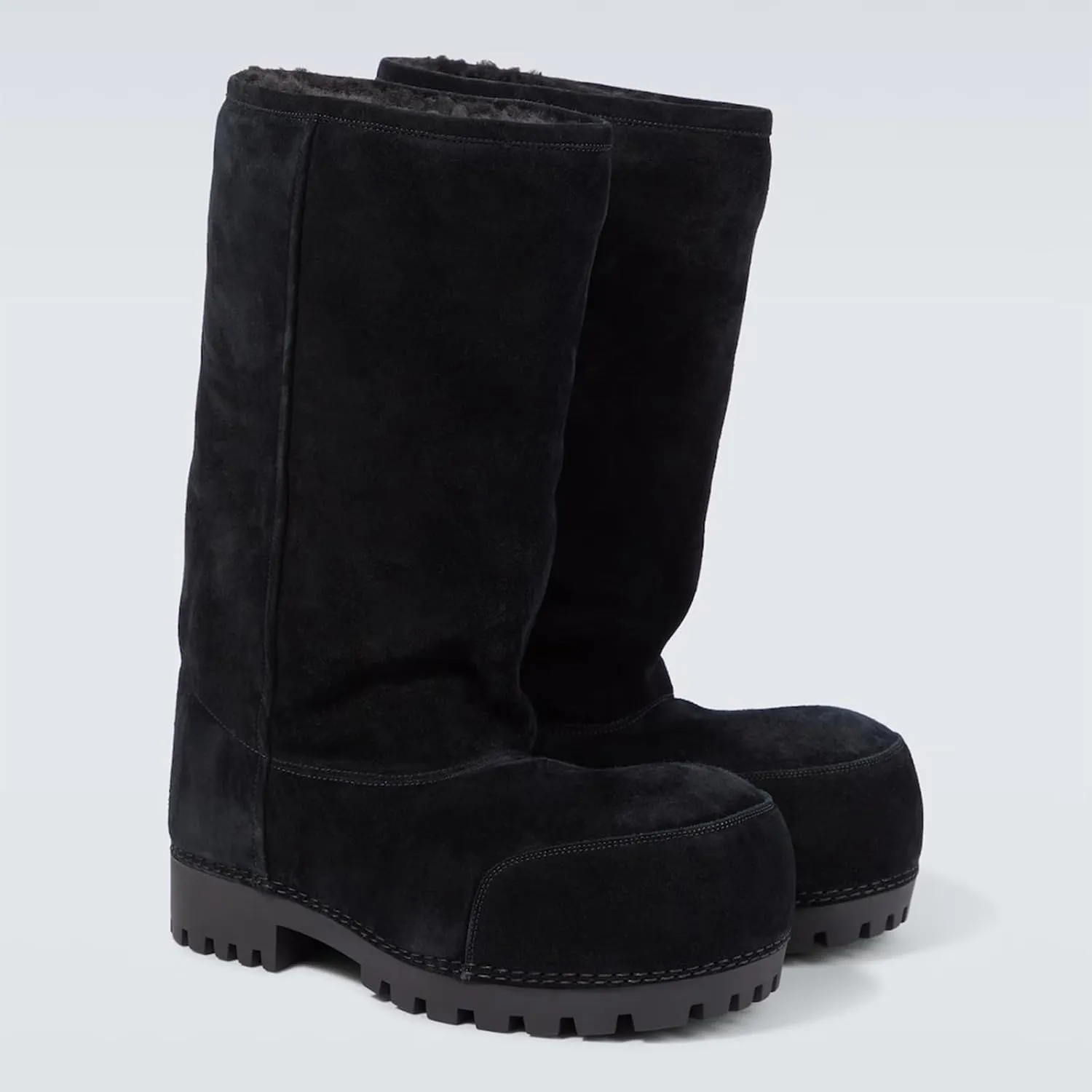 Women's Platform Mini Boots - Cozy Fur-Lined Ankle Boots for Warm and Stylish Snow Shoes