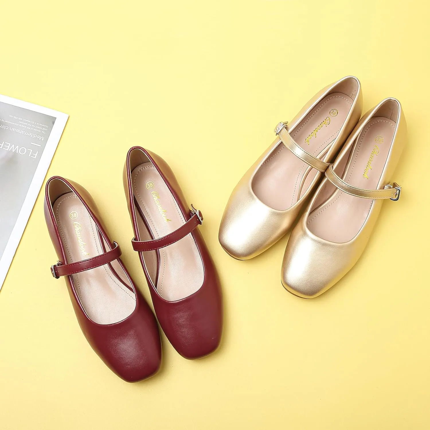 Womens Pointed Toe Black Ballet Flats Comfortable Casual Dress Flats for Women Elegant Memory Foam Flats with Party Wedding