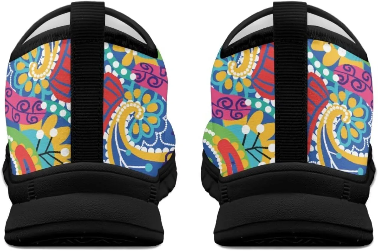 Women's Slip on Sneakers Casual Shoes Loafers Non Slip Breathable Comfortable Walking Sneakers Gifts for Women Girls Black Sole Size 5.5-11.5