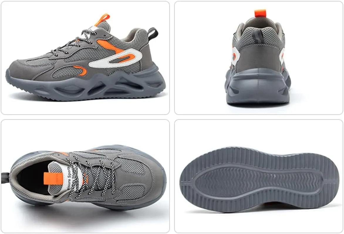 Work Shoes Men Women Breathable Steel Toe Cap Industrial Trainers Lightweight Construction Sneakers Sport Shoes