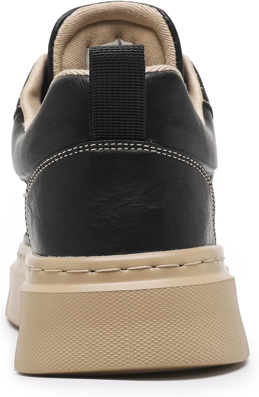 YCMM Lace Up Platform Sneakers for Men Women Lightweight Comfortable Casual Fashion Sneaker Walking Shoes